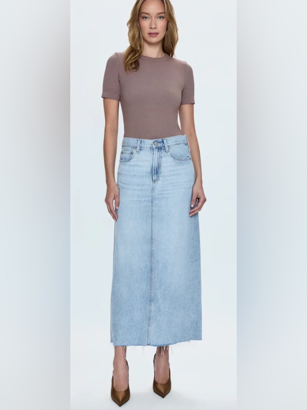 PISTOLA RAYE LOW SLUNG MAXI SKIRT size 30 NWT Retail $158